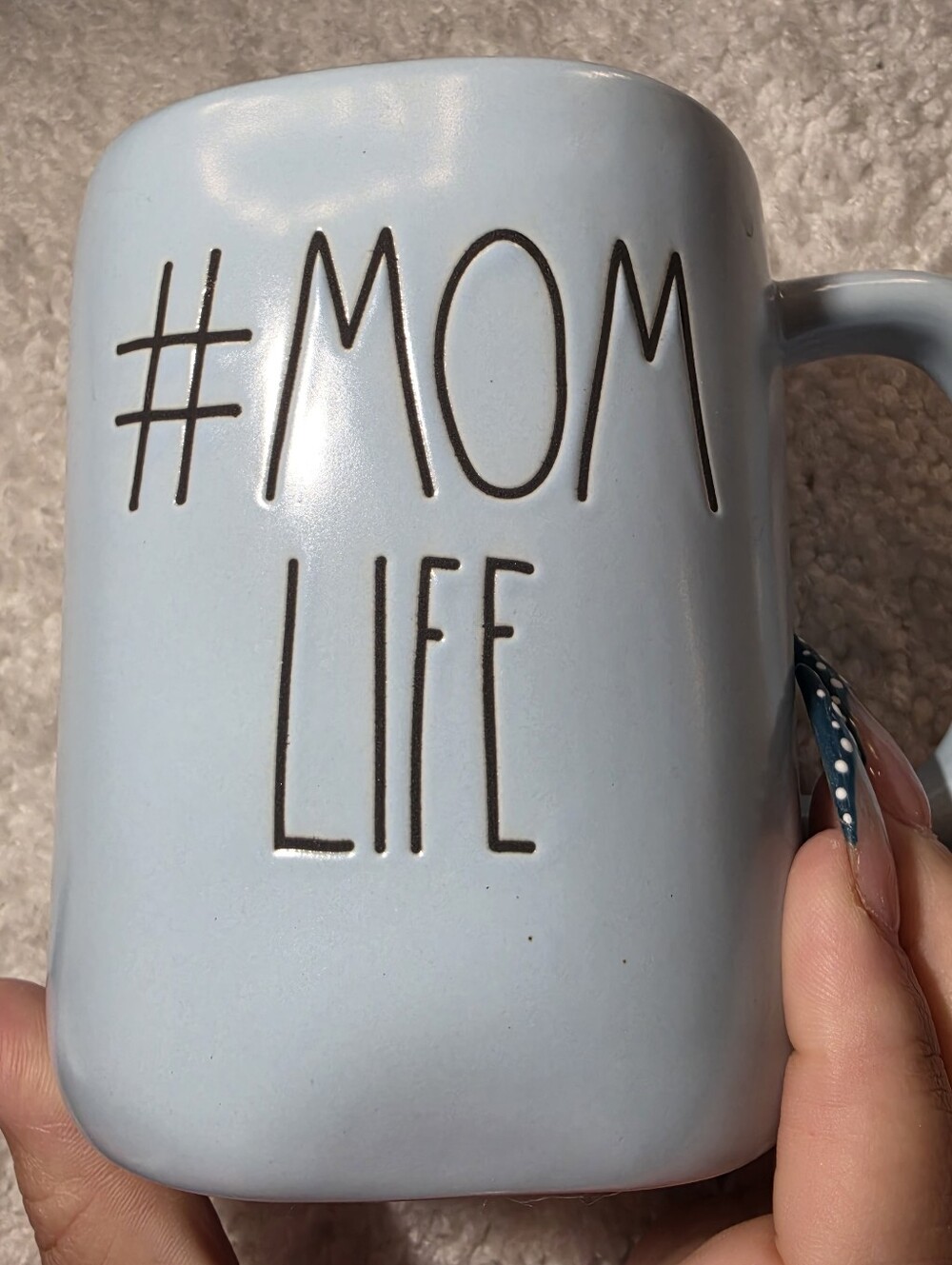 Rae Dunn "# Mom Life" artisan collection mug by Magenta